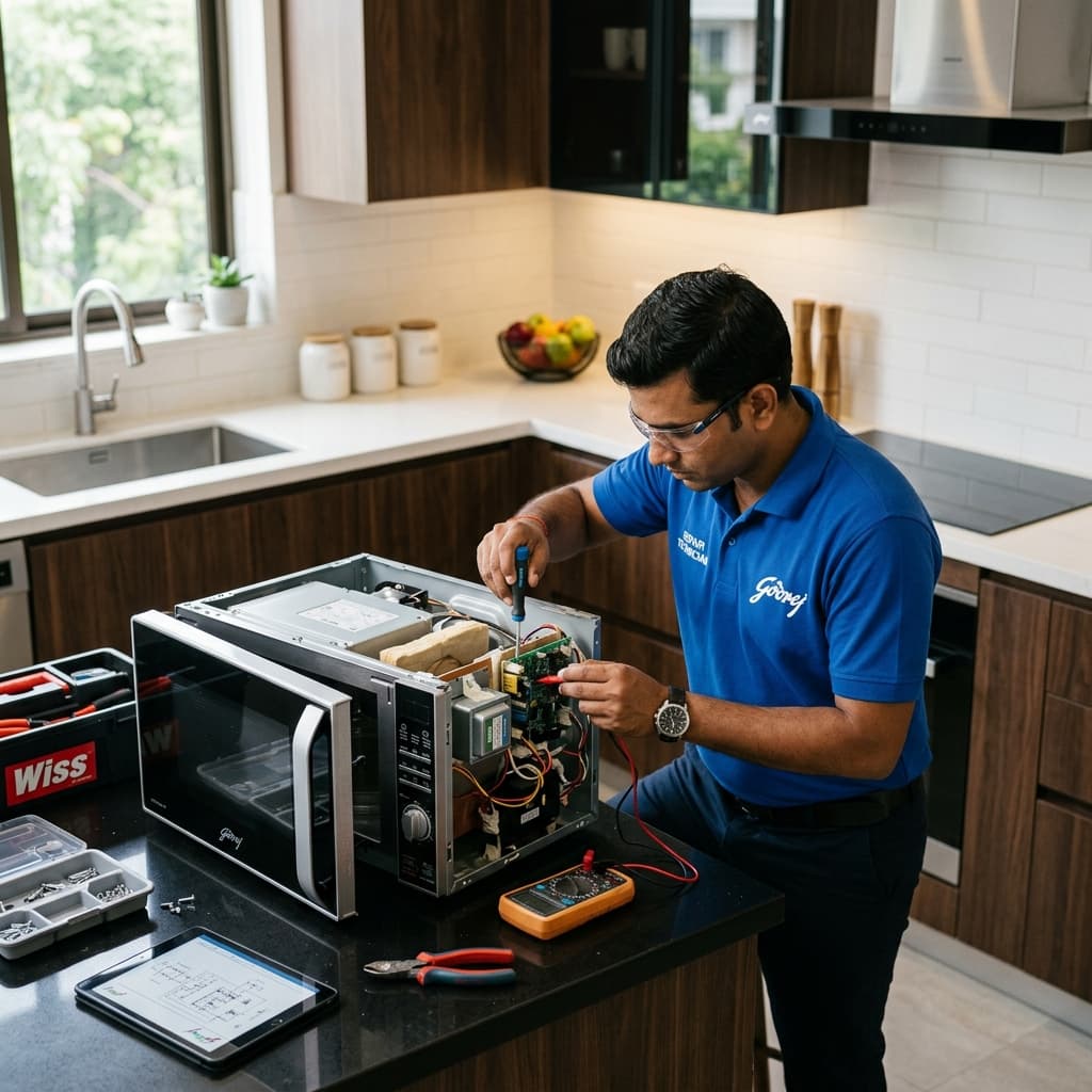 Godrej Microwave Repair Process