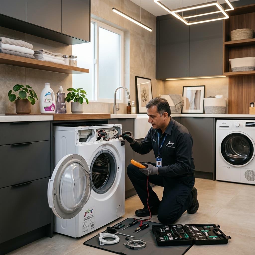 Godrej Washing Machine Repair Process