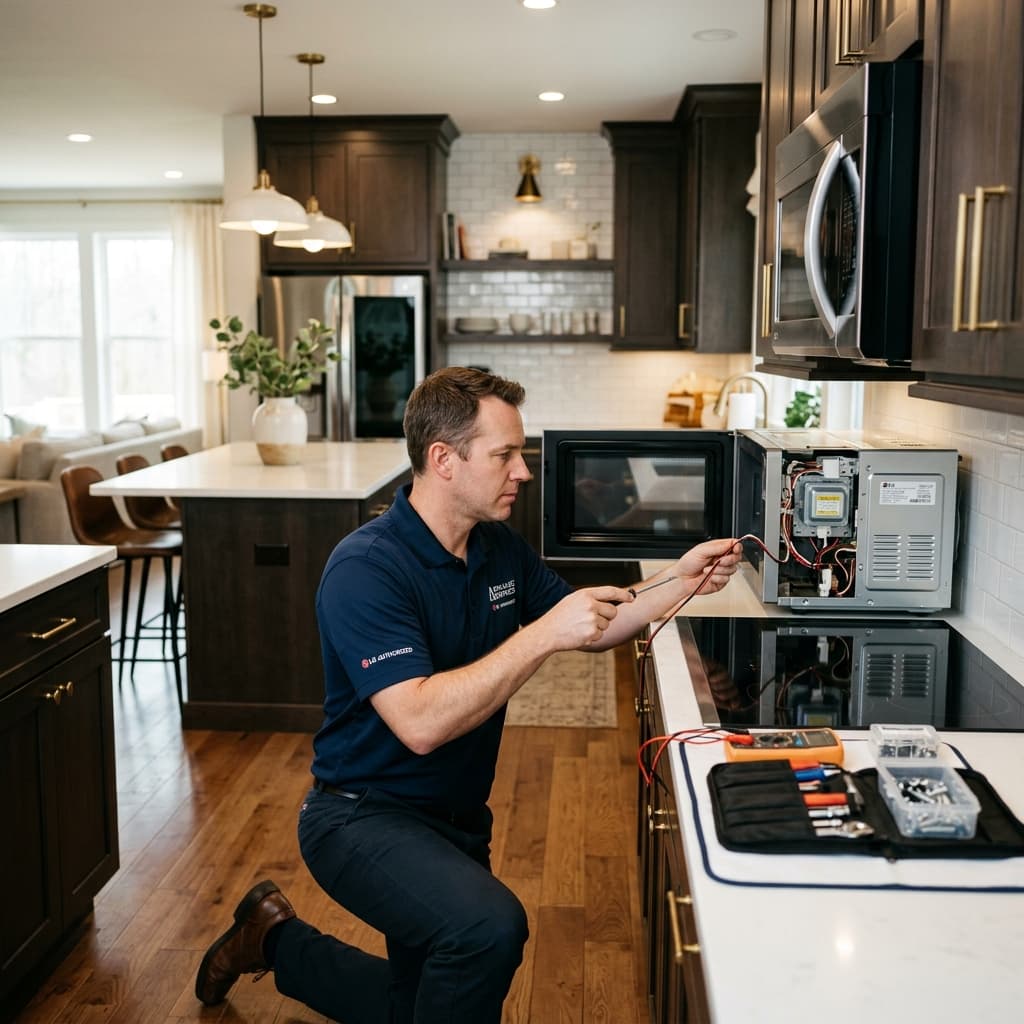 LG Microwave Repair Process